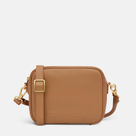 Sidekick Crossbody Bag - Pebbled Leather - Tan