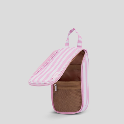 Slimline Hanging Toiletry Bag –  Blush Stripe
