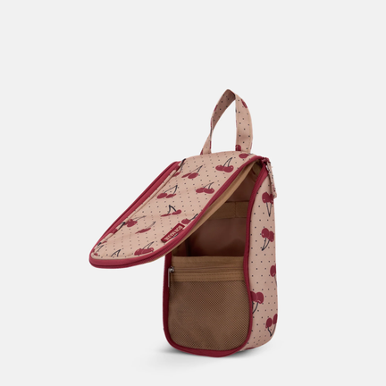 Slimline Washable Hanging Toiletry Bag - Cherries