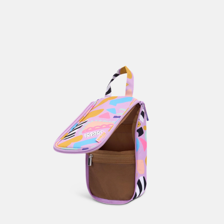 The Slimline Hanging Toiletry Bag - Eye Love Purple