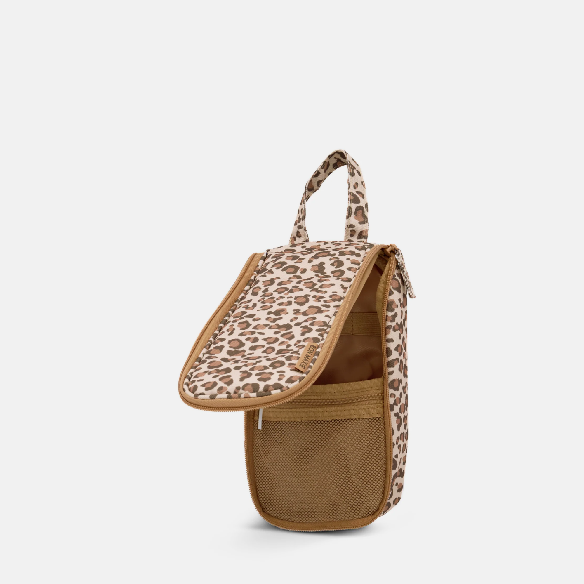 Slimline Washable Hanging Toiletry Bag -- Leopard