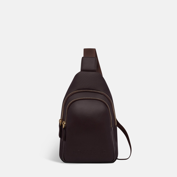 Multi-Wear Crossbody Bag - Nappa Leather - Burgundy
