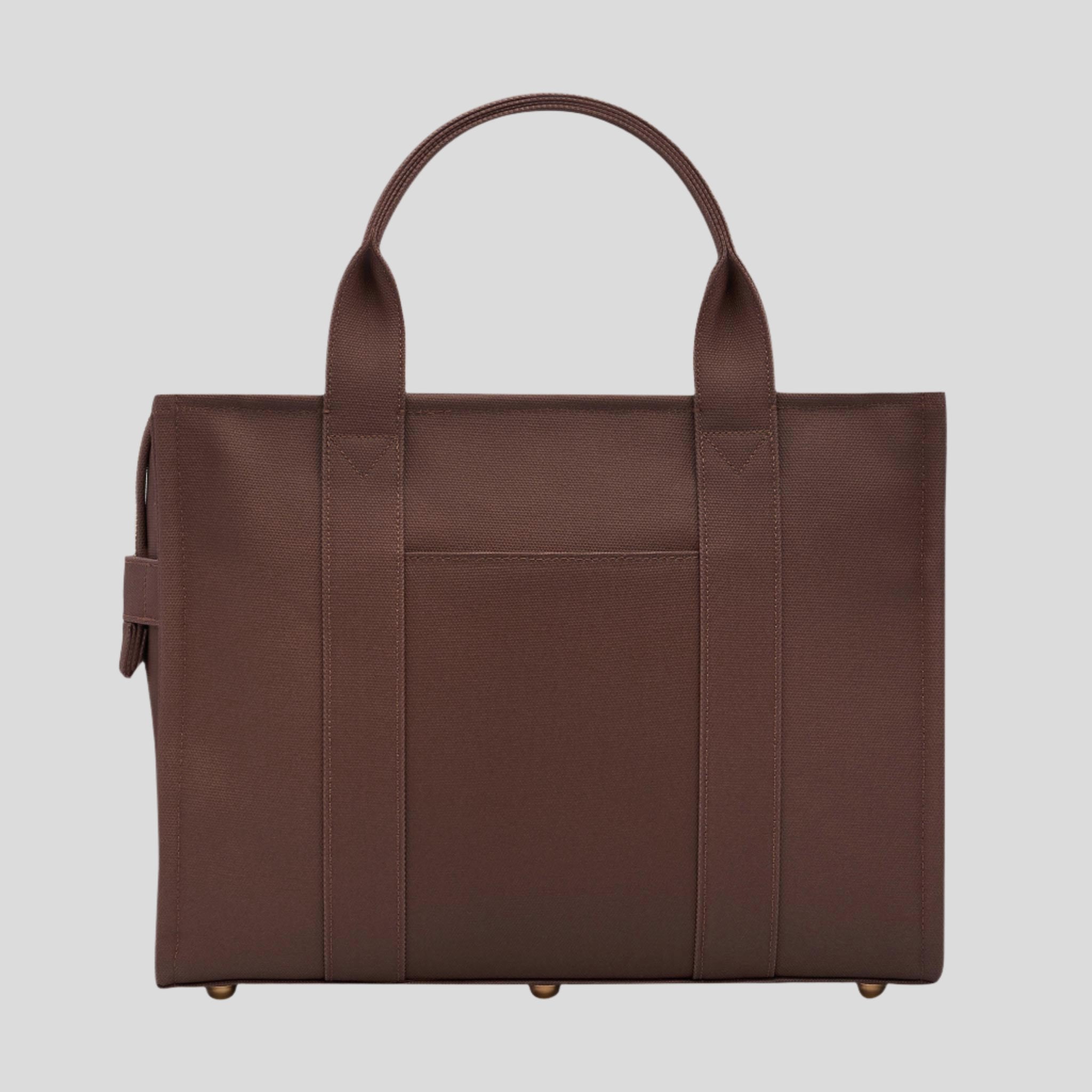 Small Bon Vivant Structured Tote Bag -- Chocolate