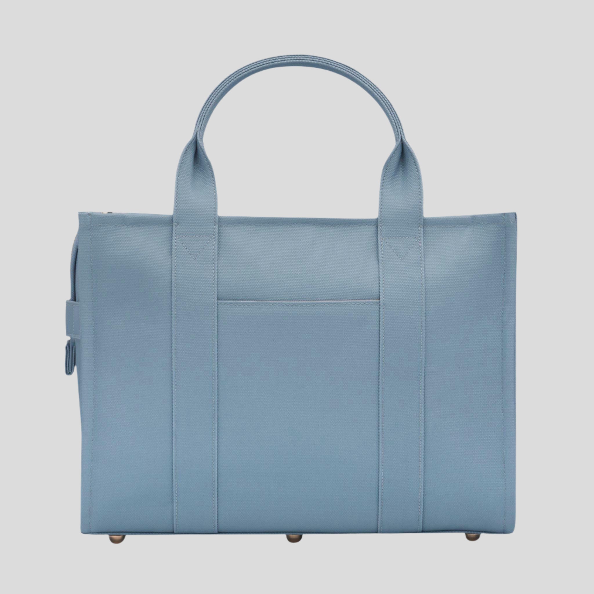 Small Bon Vivant Structured Tote Bag -- Denim