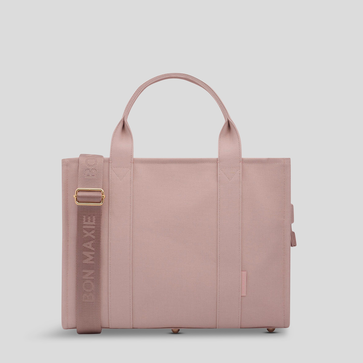 Small Bon Vivant Structured Tote Bag -- Milk Tea