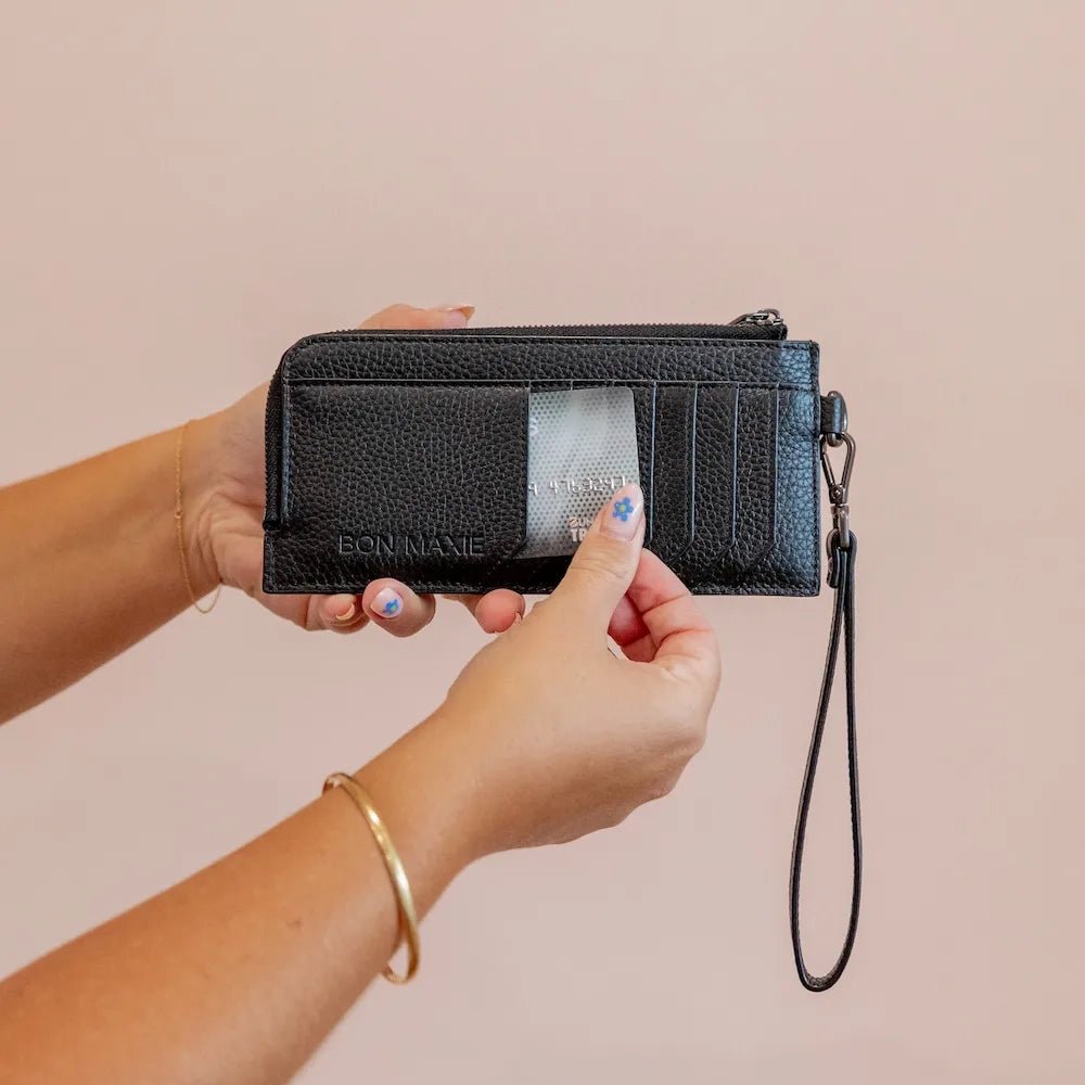 Everyday Slimline Wallet - Black Wallets Brushed Gunmetal