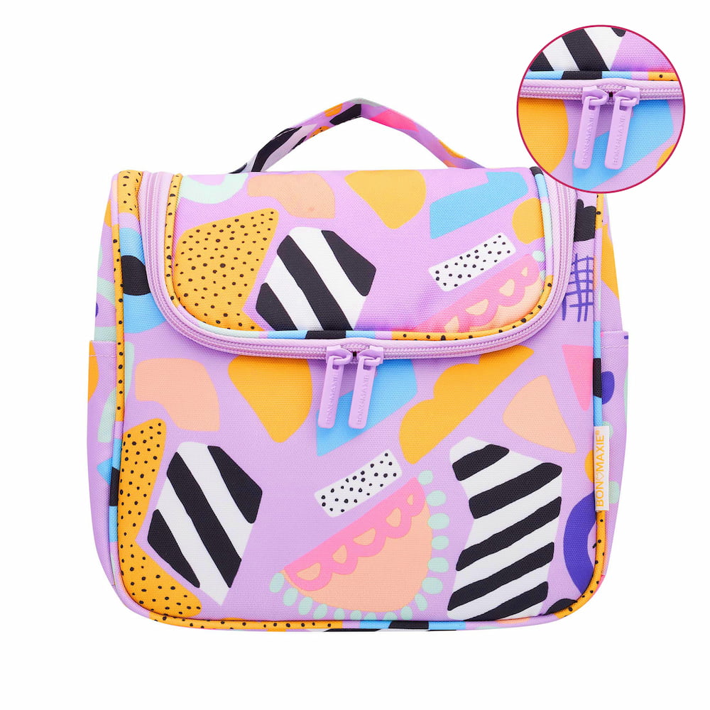 Bon Voyage Travel Toiletry Bag - Eye Love Purple