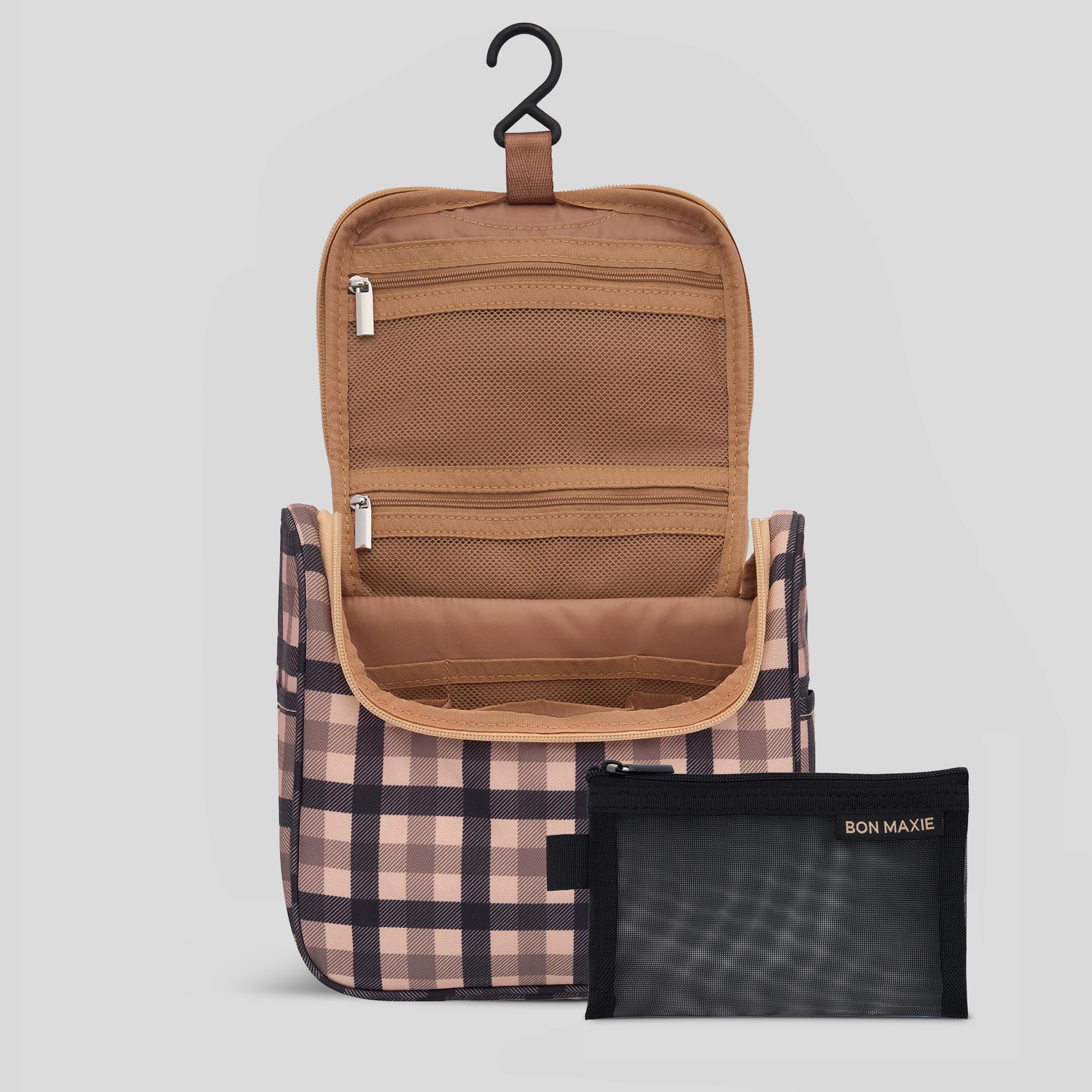 Bon Voyage Travel Toiletry Bag -- Tartan
