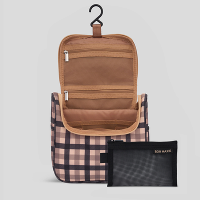 Bon Voyage Travel Toiletry Bag -- Tartan