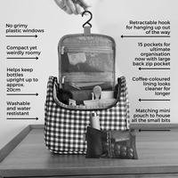 Bon Voyage Travel Toiletry Bag -- Cherries