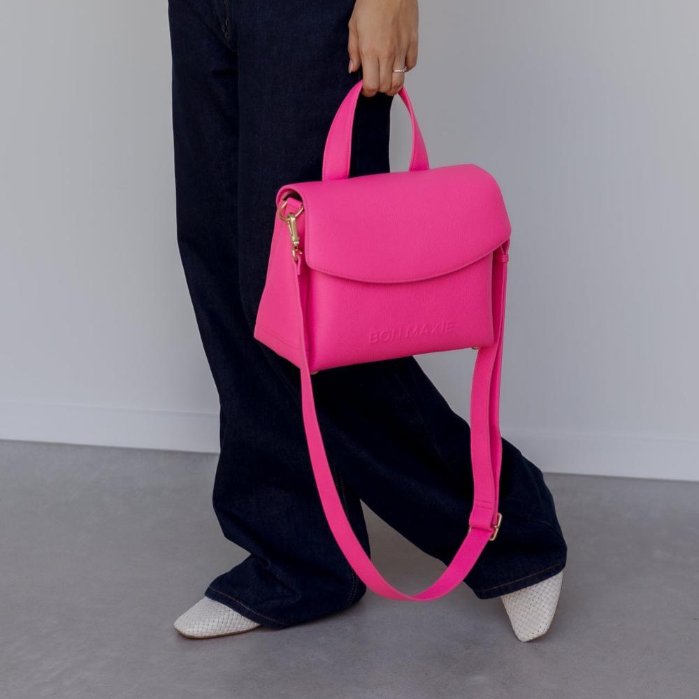Tryhard Top Handle Bag - Neon Pink Top Handle Bag