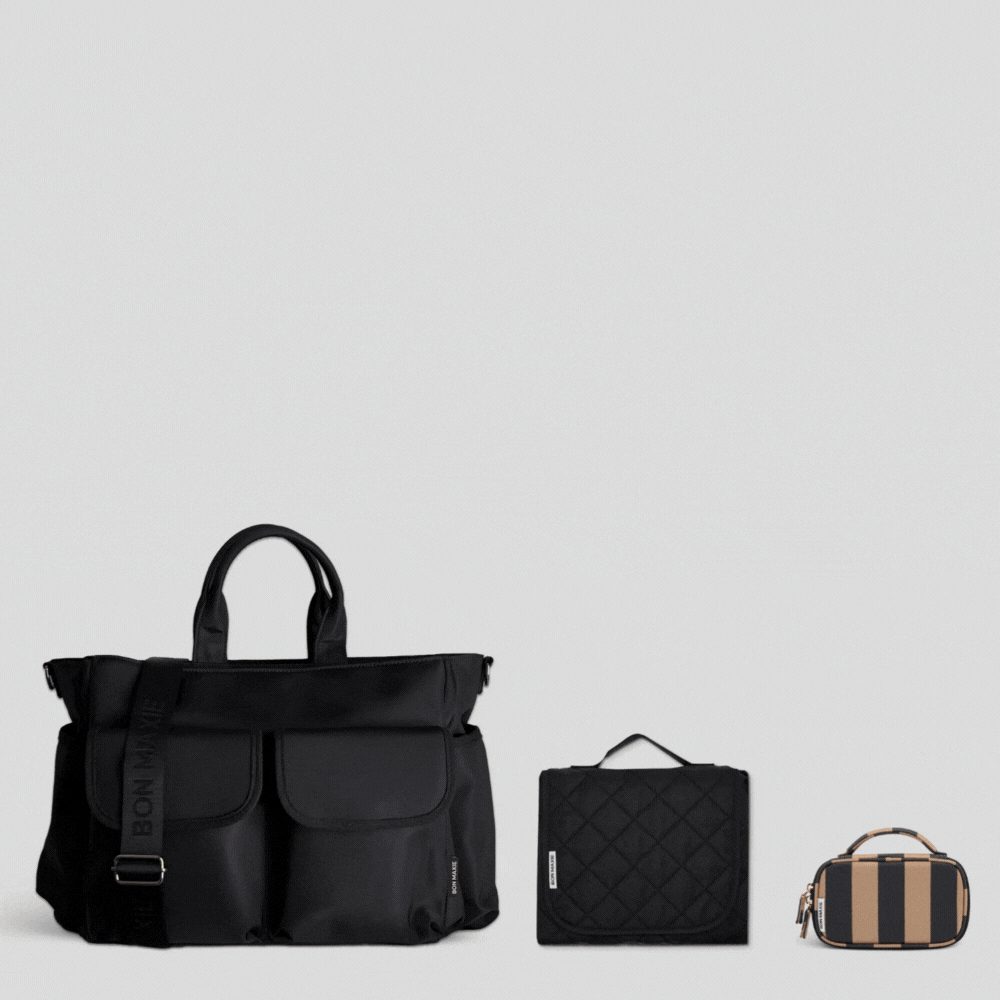 Multi-Pocket Tote Baby Bag Bundle