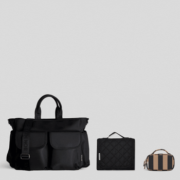 Multi-Pocket Tote Baby Bag Bundle