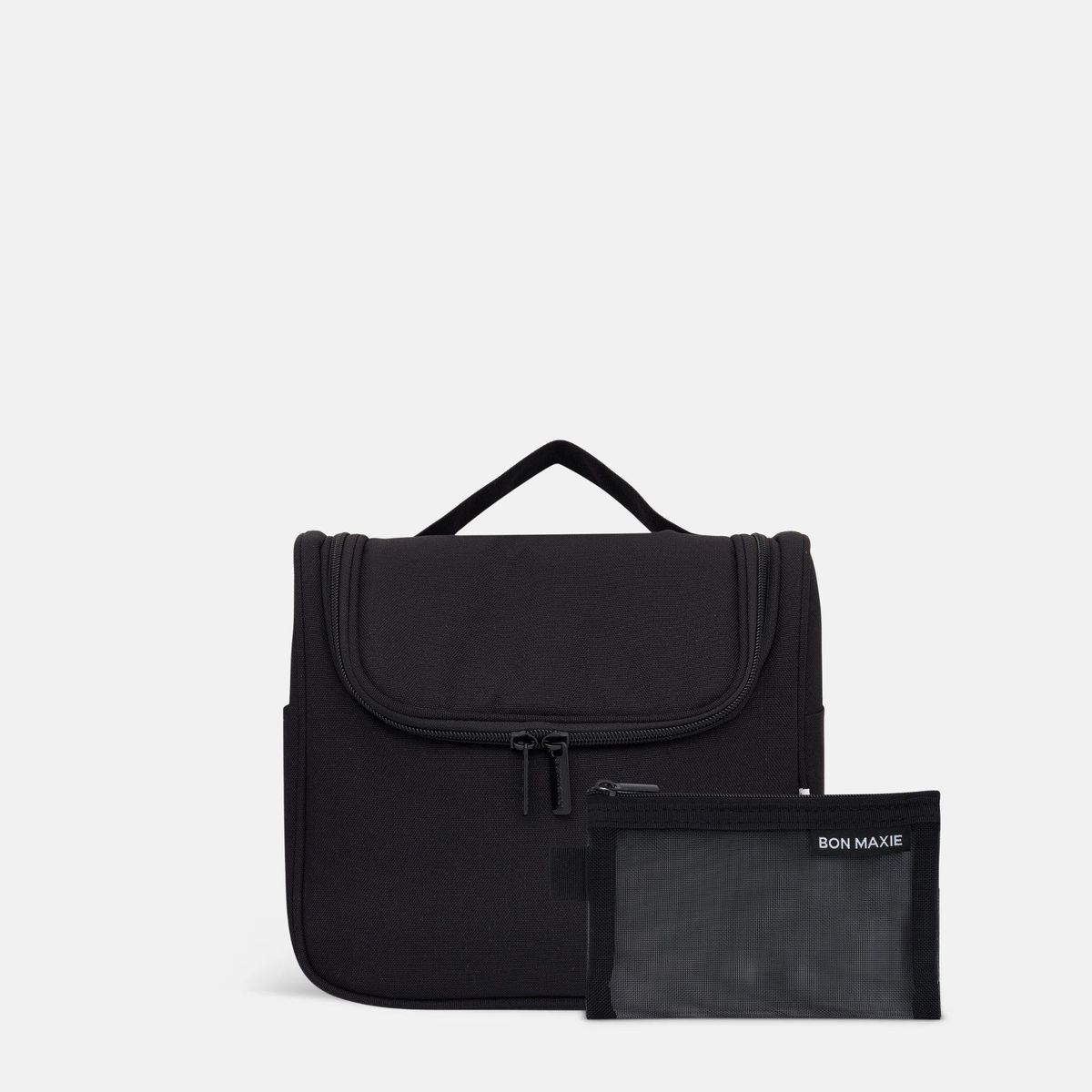 Hanging Travel Toiletry Bag Set - Black