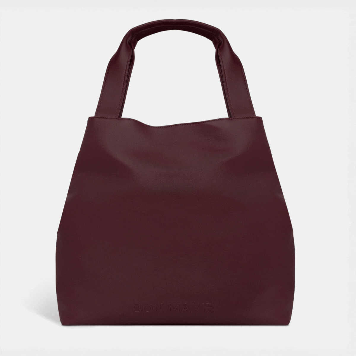 Slouchy Tote - Nappa Leather - Burgundy