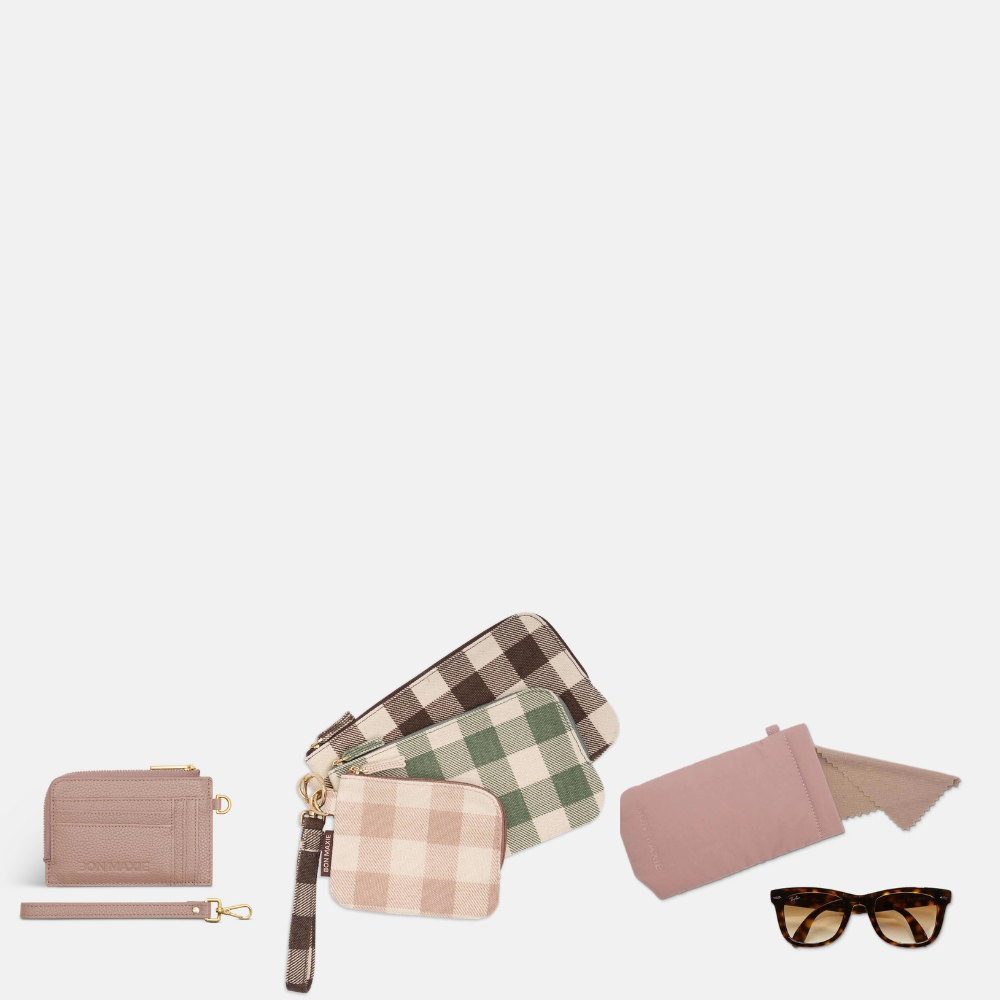 SAVE 20%—Mini Wallet + Organiser + Glasses Case Bundle