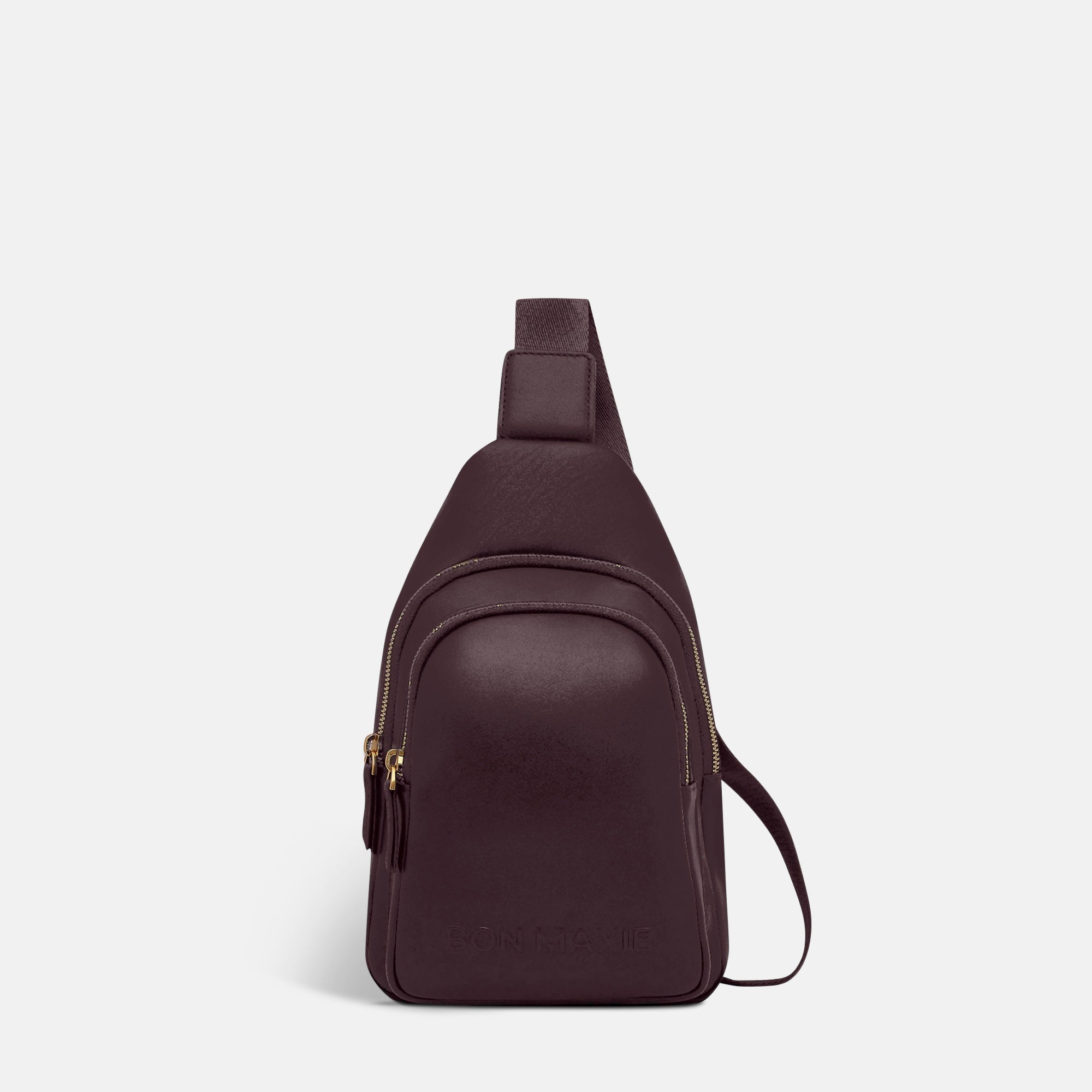 Multi-Wear Crossbody Bag - Burgundy Nappa Leather