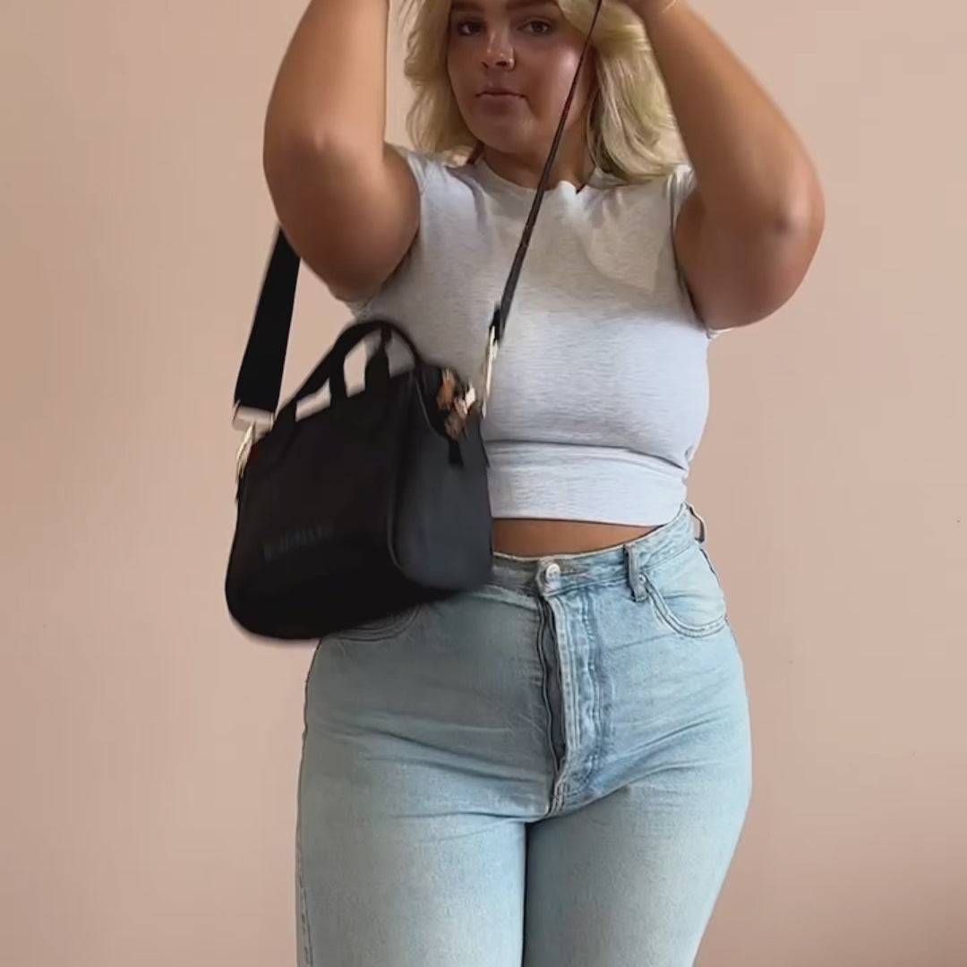 Load video: Go! Crossbody Bag -- Black