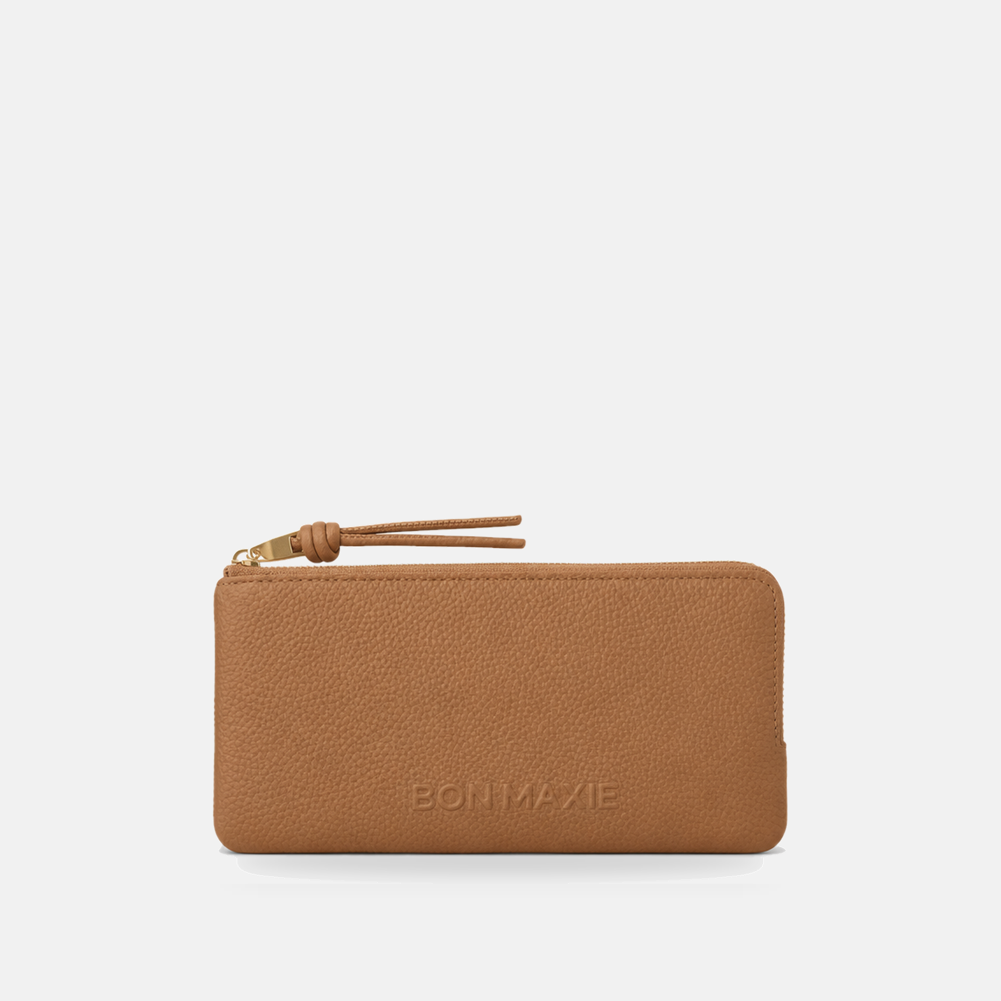 Slimline Wallet - Pebbled Leather - Tan