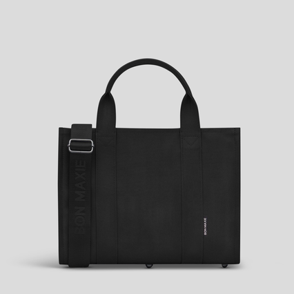 Small Bon Vivant Structured Tote Bag -- Black