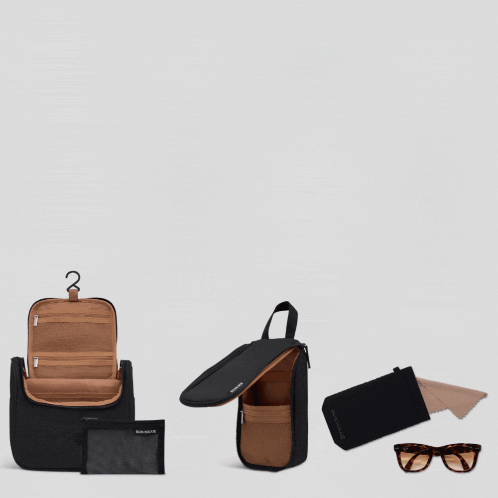 TOILETRY BAG + JEWELLERY/CASE BUNDLE
