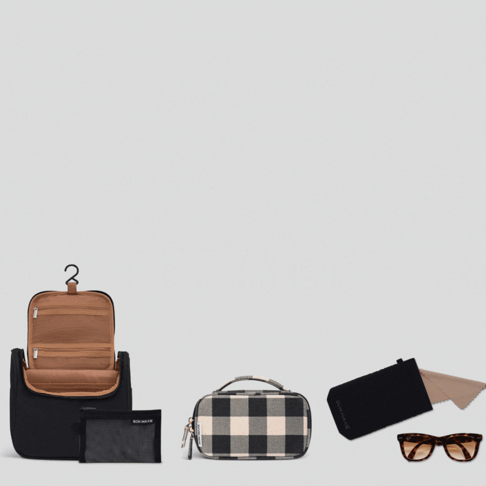 Toiletry Bag Duo + Travel Case Bundle