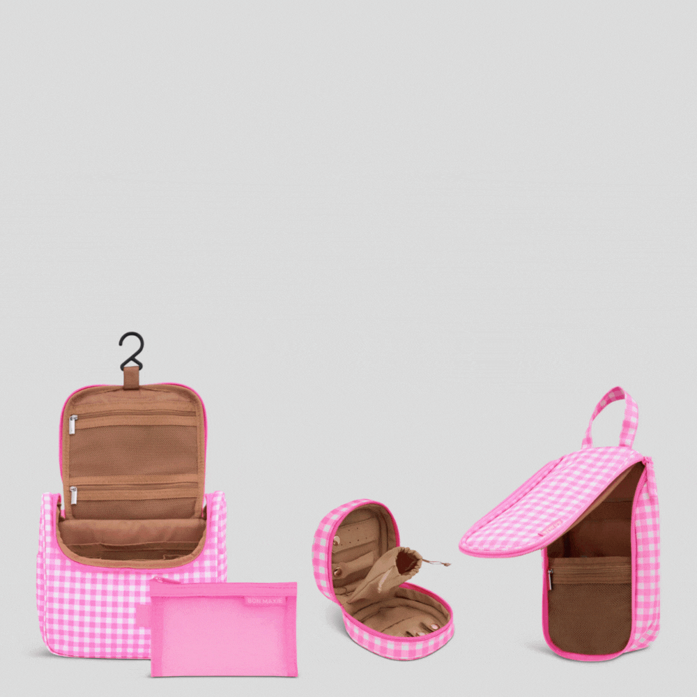 TOILETRY BAG + JEWELLERY CASE BUNDLE