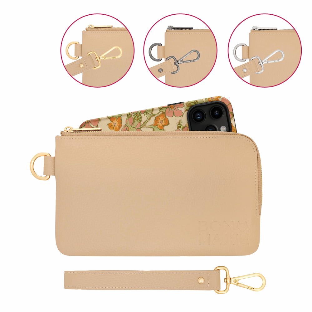 Phone Wallet Pouch - Almond