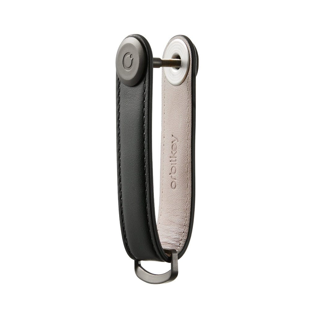 Orbitkey Keyrings Orbitkey Leather Key Organiser - Black