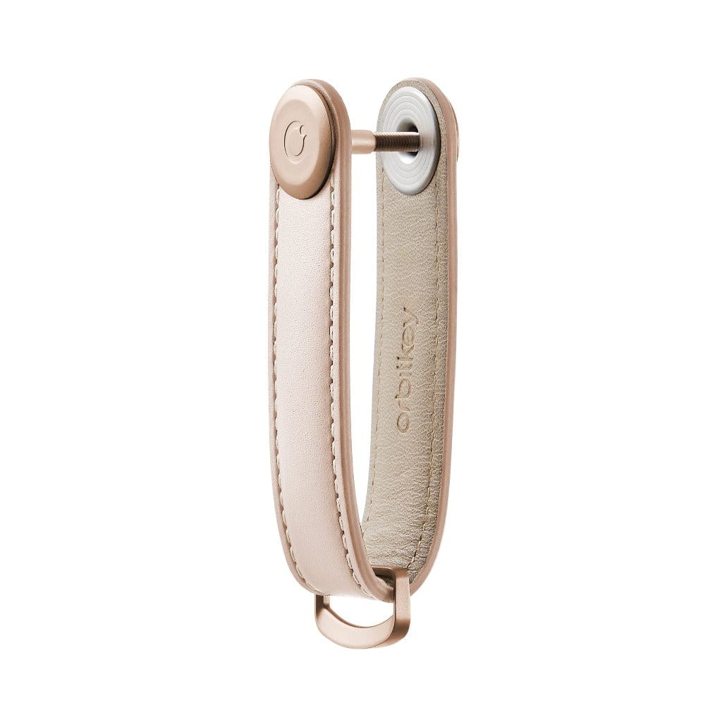 Orbitkey Leather Key Organiser - Blush Keyrings BLUSH / ROSE GOLD